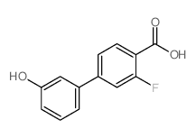 3-(4-Carboxy-3-fluorophenyl)phenol - Chemical structure and product image