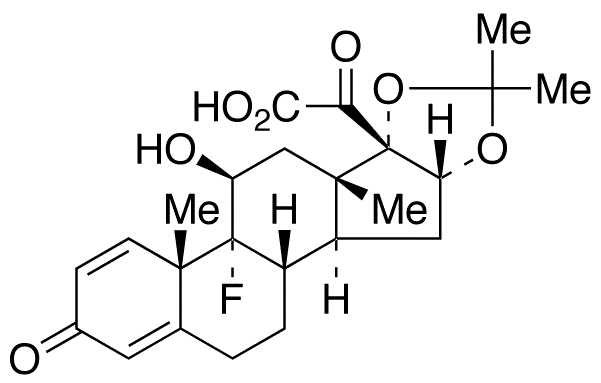 21-Carboxylic Acid Triamcinolone Acetonide - Chemical structure and product image
