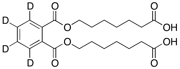 5-Carboxyhexyl Phthalate-d4 - Chemical structure and product image