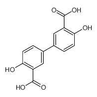 5-(3-Carboxy-4-hydroxyphenyl)-2-hydroxybenzoic acid - Chemical structure and product image