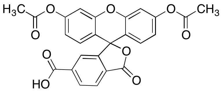6-Carboxyfluorescein Diacetate - Chemical structure and product image