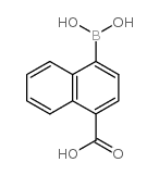4-Carboxynaphthalene-1-boronic acid - Chemical structure and product image