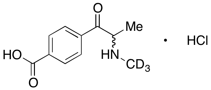 4-Carboxy-Mephedrone-d3 Hydrochloride - Chemical structure and product image