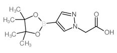 1-Carboxymethyl-1H-pyrazole-4-boronic Acid Pinacol Ester - Chemical structure and product image