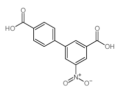 3-(4-Carboxyphenyl)-5-nitrobenzoic acid - Chemical structure and product image