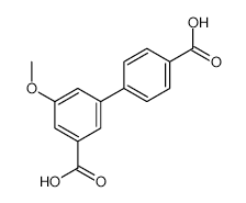 3-(4-Carboxyphenyl)-5-methoxybenzoic acid - Chemical structure and product image