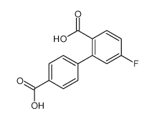 2-(4-Carboxyphenyl)-4-fluorobenzoic acid - Chemical structure and product image