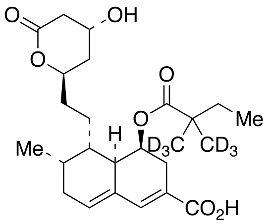 6-Carboxy ∆-5’,4’,5,6-Simvastatin-d6 - Chemical structure and product image