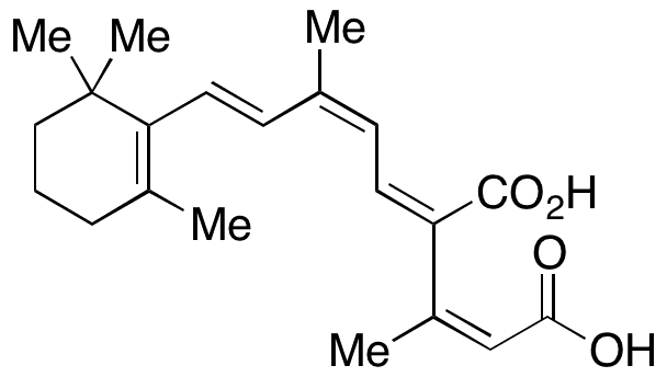(9-cis,13-cis)-12-Carboxy Retinoic Acid - Chemical structure and product image