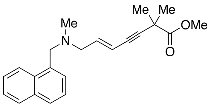 Carboxyterbinafine Methyl Ester - Chemical structure and product image
