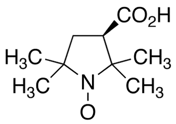 (+)-3-Carboxy-2,2,5,5-tetramethylpyrrolidinyl-1-oxy - Chemical structure and product image
