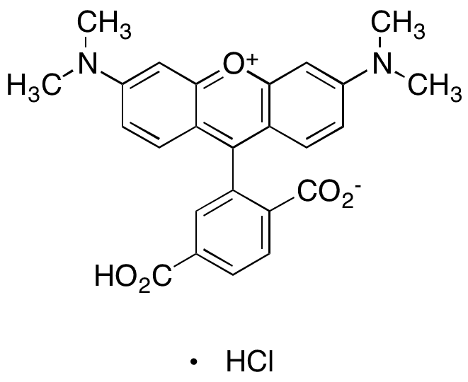 6-Carboxytetramethyl Rhodamine Hydrochloride - Chemical structure and product image