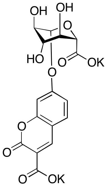 3-Carboxyumbelliferyl-β-D-glucuronide - Chemical structure and product image