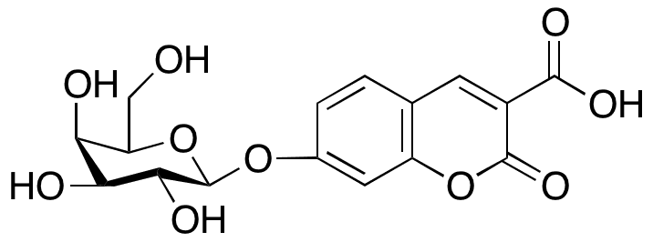 3-Carboxyumbelliferyl b-D-Galactopyranoside - Chemical structure and product image