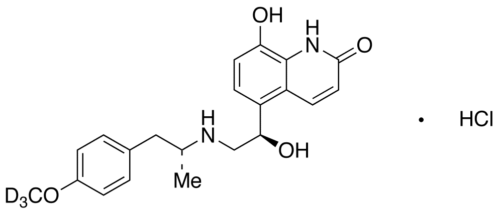 Carmoterol-d3 Hydrochloride - Chemical structure and product image