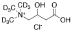 D,L Carnitine-d9 Chloride - Chemical structure and product image