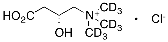 L-Carnitine-d9 Chloride - Chemical structure and product image