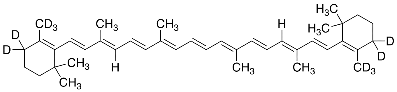 β-Carotene-d10 (Major) - Chemical structure and product image