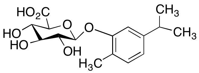 Carvacrol-β-D-glucuronide - Chemical structure and product image