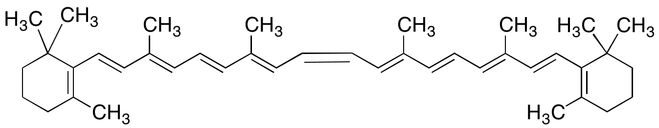 15,15’-cis-β,β-Carotene - Chemical structure and product image