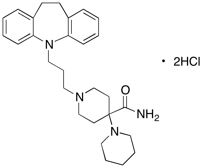 Carpipramine Dihydrochloride - Chemical structure and product image