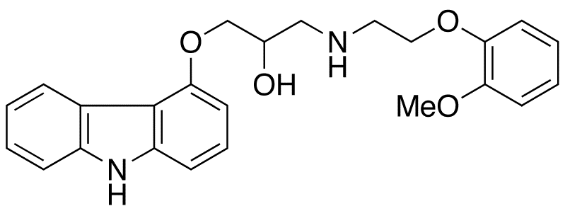 Carvedilol - Chemical structure and product image