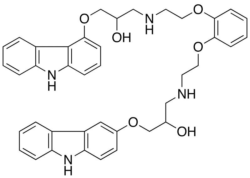 Carvedilol Bisalkylpyrocatechol Impurity - Chemical structure and product image
