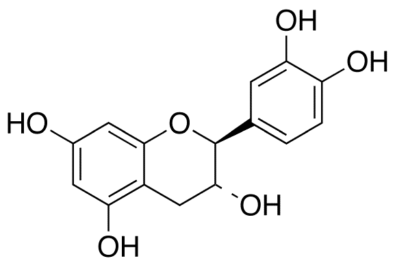 (-)-Catechin - Chemical structure and product image