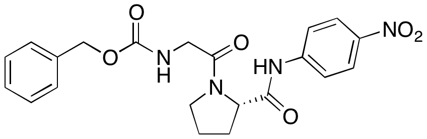 N-CBZ-Glycyl-L-proline 4-Nitroanilide - Chemical structure and product image