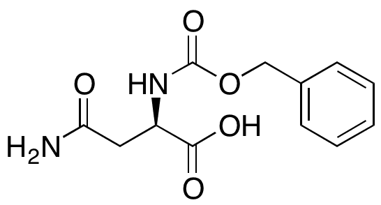 Nα-Cbz-D-asparagine - Chemical structure and product image