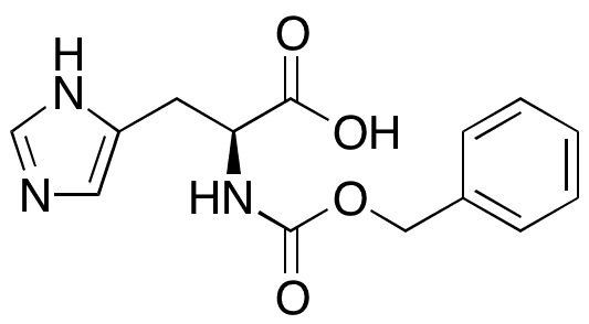 Nα-Cbz-L-histidine - Chemical structure and product image