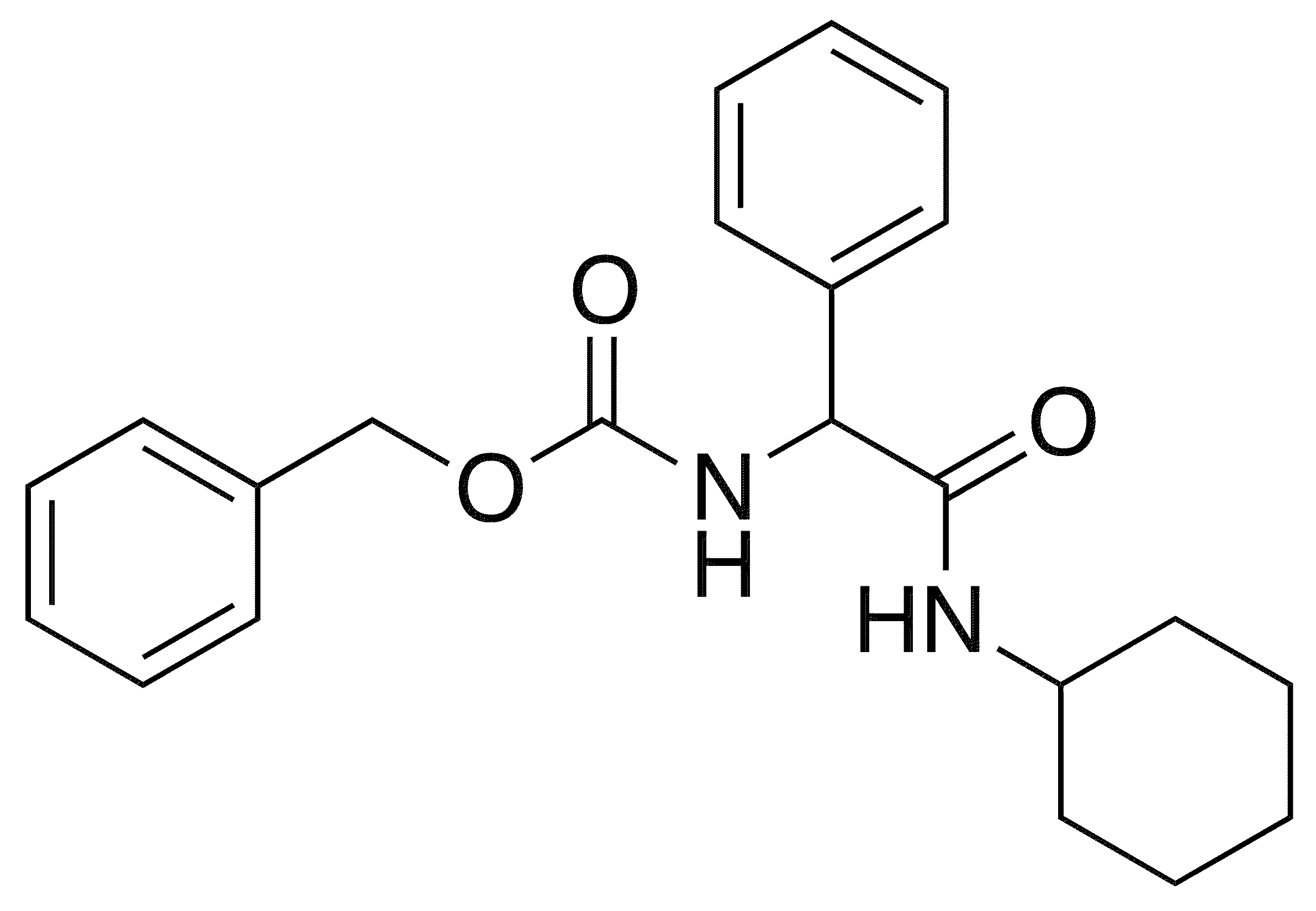 N-Cbz-N’-Cyclypentyl-DL-phenylglycinamide - Chemical structure and product image