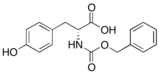 N-Cbz-D-tyrosine - Chemical structure and product image
