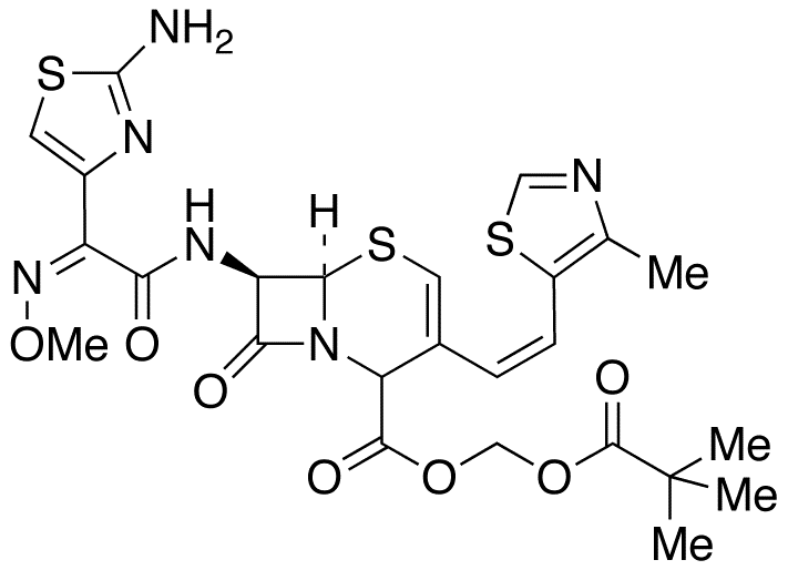 delta 2-Cefditoren Pivoxil - Chemical structure and product image