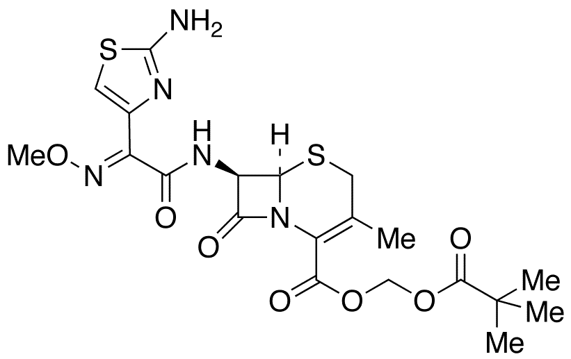 (E)-Cefetamet Pivoxil - Chemical structure and product image