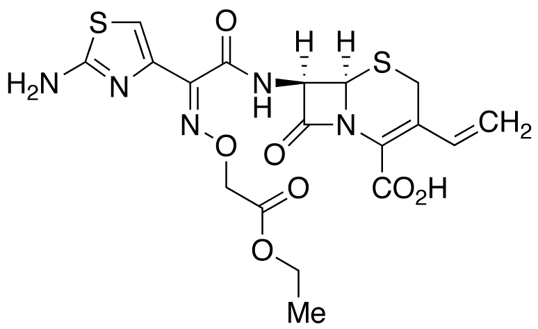 Cefixime Ethyl Ester Sodium Salt (Cefixime EP Impurity F) - Chemical structure and product image
