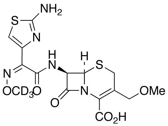 Cefpodoxime-d3 Acid - Chemical structure and product image