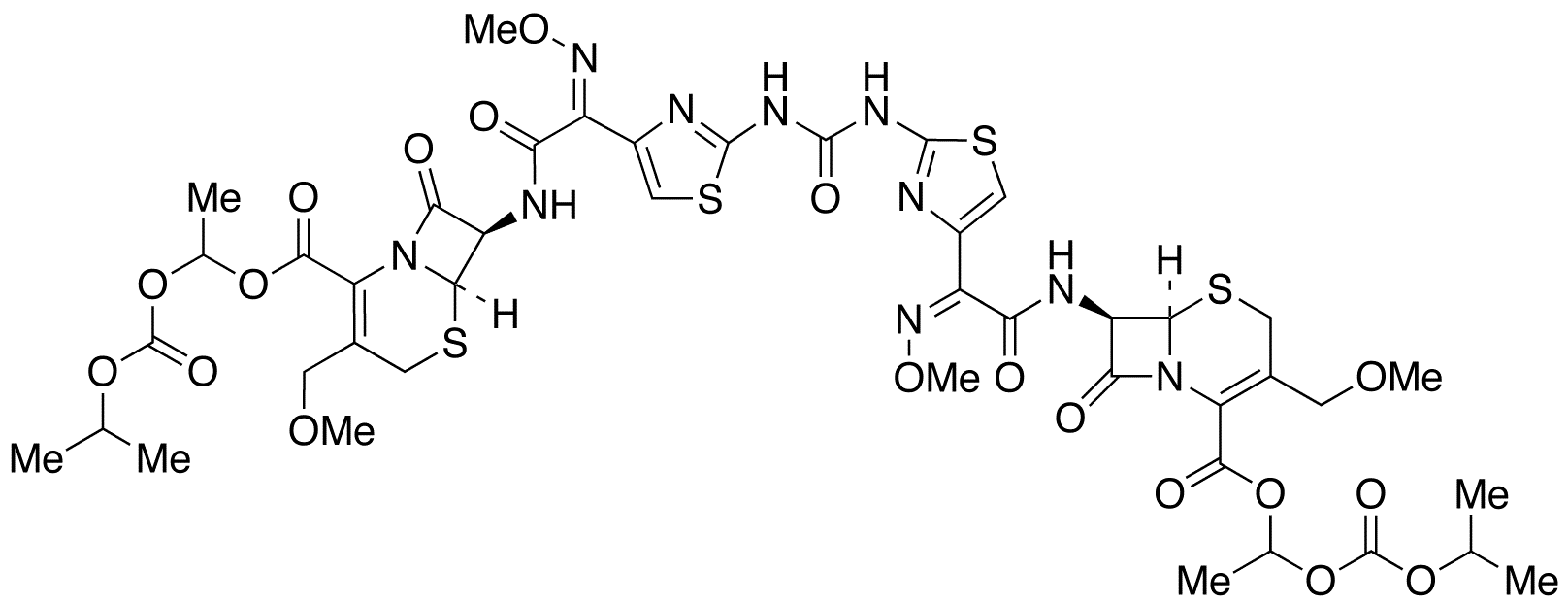 Cefpodoxime Proxetil Dimer Impurity 1 - Chemical structure and product image