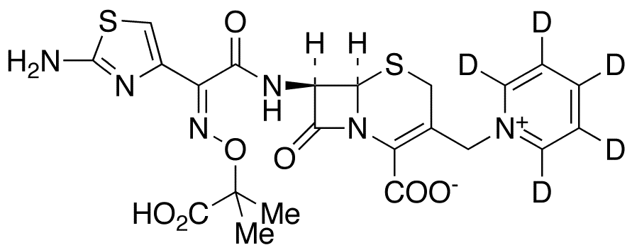 Ceftazidime-d5 (90%) - Chemical structure and product image