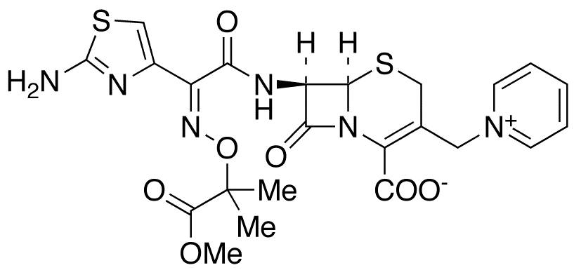 Ceftazidime Methyl Ester (Contains ~10% triethylammonium iodide) - Chemical structure and product image