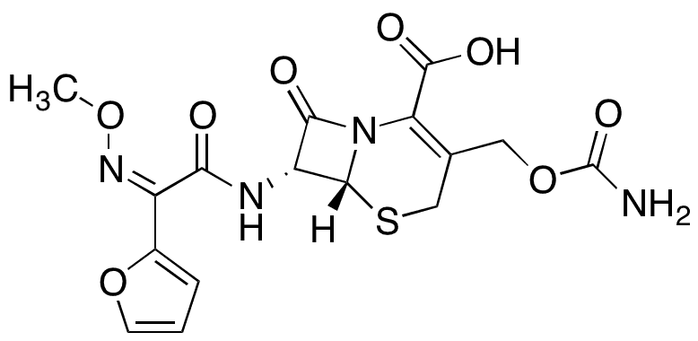 Cefuroxime - Chemical structure and product image