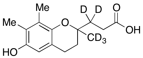 Gamma-CEHC-d5 - Chemical structure and product image