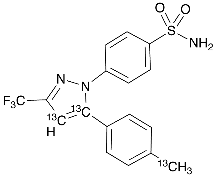 Celecoxib-13C3 - Chemical structure and product image