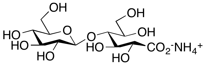 Cellobionic Acid Ammonium Salt - Chemical structure and product image
