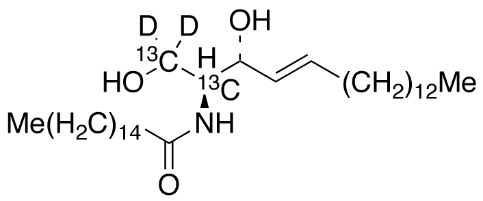 C16-Ceramide-13C2,d2 - Chemical structure and product image