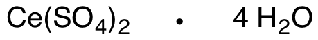 Cerium(IV) Sulfate Tetrahydrate - Chemical structure and product image