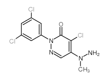 4-Chloro-2-(3,5-dichlorophenyl)-5-(1-methylhydrazino)-2,3-dihydropyridazin-3-one - Chemical structure and product image