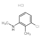 3-Chloro-N,2-dimethylaniline, HCl - Chemical structure and product image