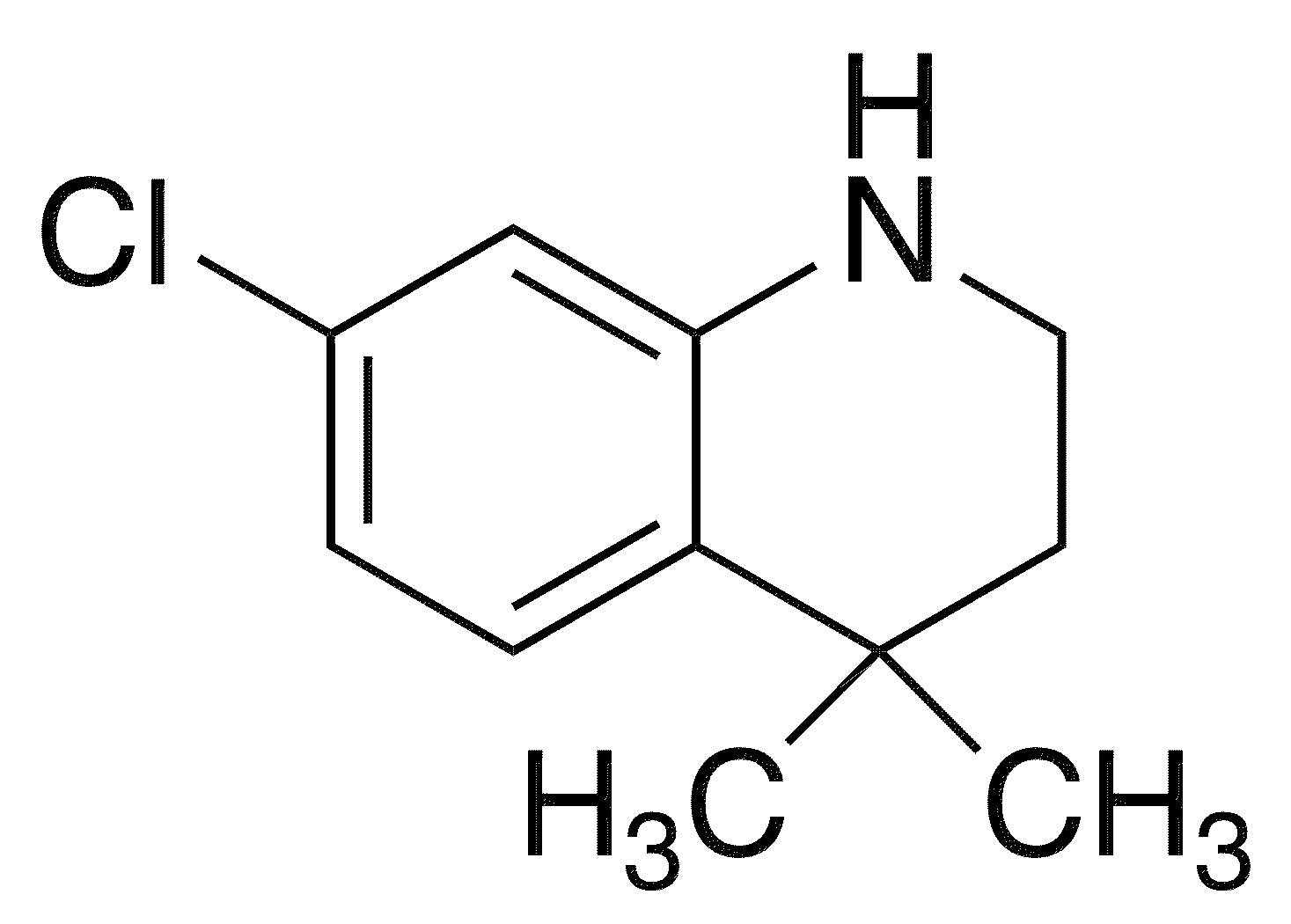 7-Chloro-4,4-dimethyl-2,3-dihydro-1H-quinoline - Chemical structure and product image