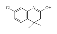 7-Chloro-4,4-dimethyl-1,3-dihydroquinolin-2-one - Chemical structure and product image